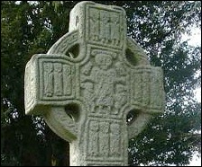Castledrmot, County Kildare, Ireland, North Cross, East face, head
