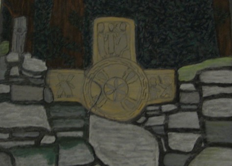 Ardane large cross-head, County Tipperary, Ireland, original art