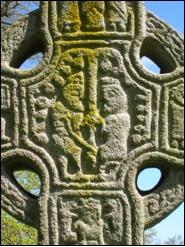 Castledermot, North Cross, west face, Adam and Eve, Co. Kildare, Ireland