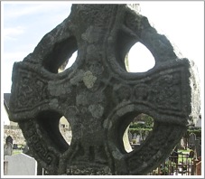 Ireland, County Louth, Termonfeckin Cross, West face head