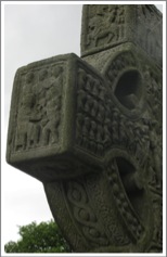 Ireland, County Louth, Monasterboice, Muiredach's Cross South side, head