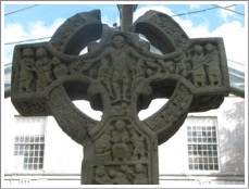 Kells, County Meath, Ireland, Market Cross, west face head