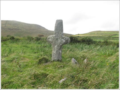 Reenconnell Cross, County Kerry, Dingle Peninsula, Ireland