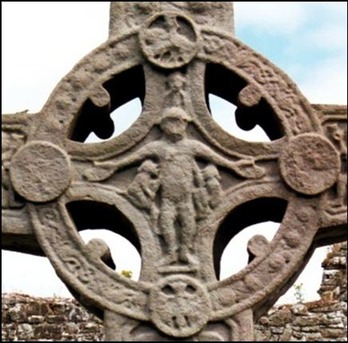 Clonmacnois Scripture Cross west face County Offaly Ireland