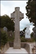 Glendalough High Cross Monastic City County Wicklow Ireland