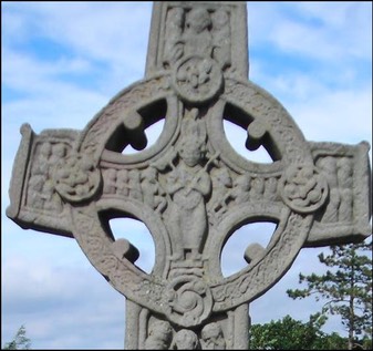 Clonmacnois Scripture Cross east face County Offaly Ireland