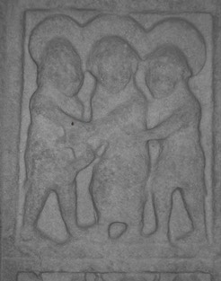 First Mocking or Flagellation of Jesus, Scripture Cross, Clonmacnoise, Co. Offaly, Ireland