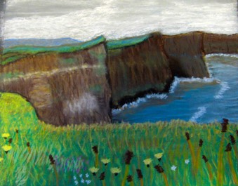Cliffs of Moher, County Clare, Ireland, original art