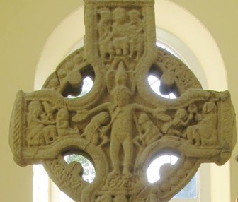 Durrow Cross, Co. Offaly, crucifixion