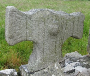 Emlagh cross fragments, Co. Roscommon, cross-head