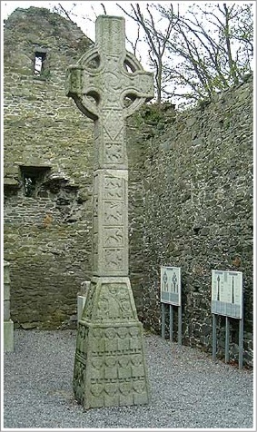 Moone Cross, County Kildare, Ireland, West Face