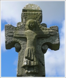 Dysert O'Dea, County Clare, Ireland, High Cross, Head, East Face