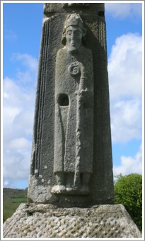 Dysert O'Dea, County Clare, Ireland, High Cross, Shaft, East Face