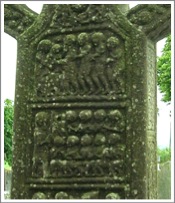 Ireland, County Louth, Monasterboice, Muiredach's Cross, East face, upper shaft