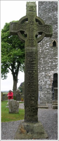 Ireland, County Louth, Monasterboice, Tall Cross, East face