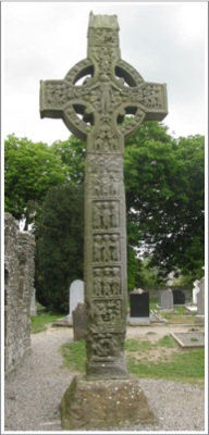 Ireland, County Louth, Monasterboice, Tall Cross, West face