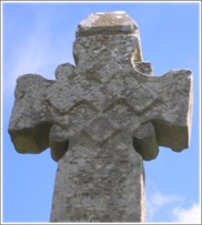 Dysert O'Dea, County Clare, Ireland, east face head