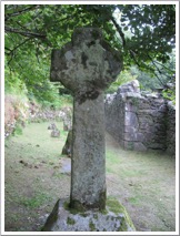 St. Reefert Church cross, Glendalough, Co. Wicklow, Ireland