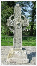 Kilree monastery and cross, County Kilkenny, Ireland, east face
