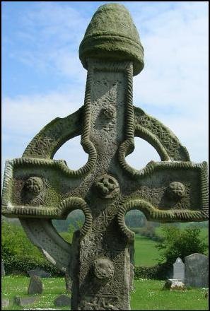 Ahenny, Co. Tipperary, Ireland, North Cross, west face, head