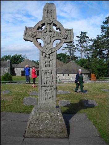Clonmacnois Scripture Cross east face County Offaly Ireland