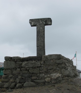 Tory Island Tau cross, County Donegal, Ireland