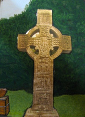 Muiredach's Cross, Monasterboice, Co. Louth, Ireland, original art