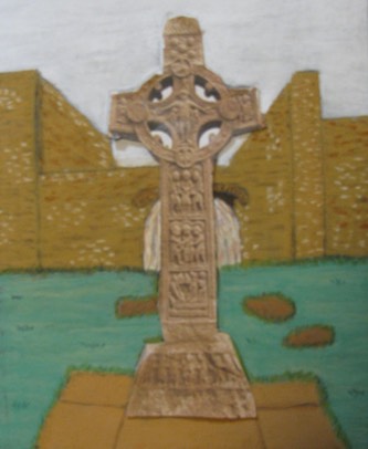 Clonmacnois, Co. Offaly, Ireland, Cross of the Scriptures, west face