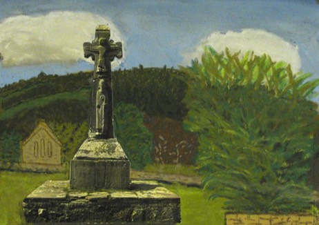 Dysert O'Dea Cross, County Clare, Ireland, original art