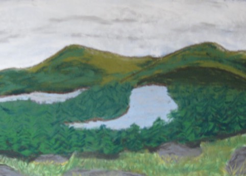 Irish Landscape, original art