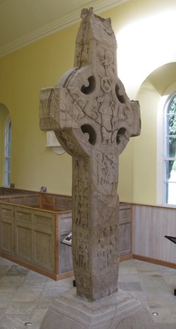 Durrow High Cross, County Offaly, Ireland, East Face