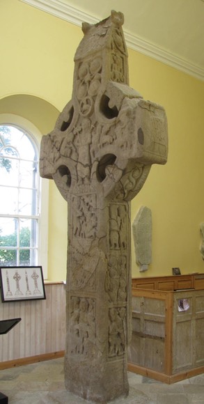 Durrow High Cross, County Offaly, Ireland, East Face and north side