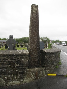County Sligo, Drumcliff, the angel stone, a cross-shaft