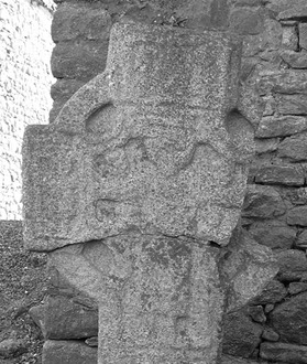 Saint Mullins Cross, Co. Carlow, east face, crucifixion