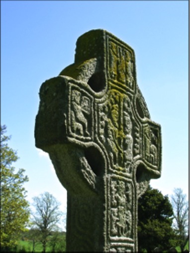 Castledermot, North Cross, northwest sides, head, Co. Kildare, Ireland