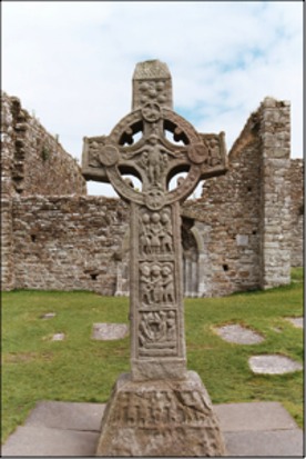 Clonmacnois, Scripture Cross,  Co. Offaly, Ireland