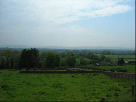 Ahenny, Co. Tipperary, Ireland, panorama.