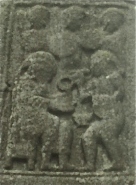 Pilate Washes his Hands, Muiredach's Cross, Monasterboice, Co. Louth, Ireland