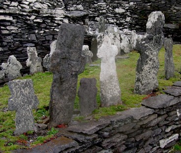 Monks Graveyard, Skellig Michael, County Kerry, Ireland