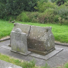 Clones, sarcophagus of St. Tigernach, County Monaghan, Ireland